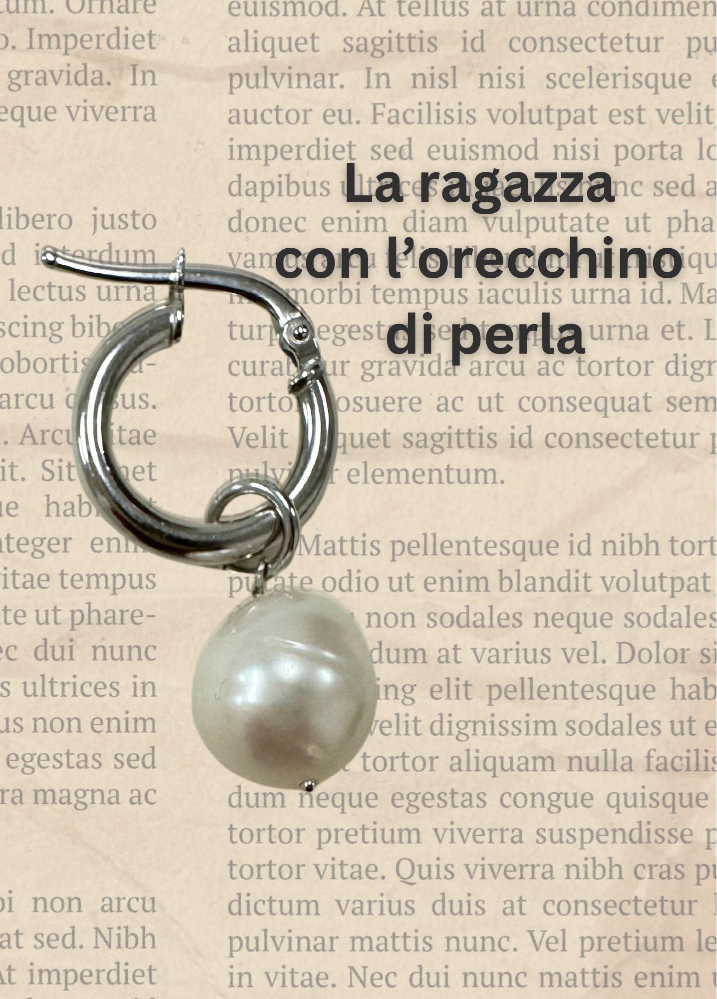 CHARM PERLA - LA RAGAZZA CON L'ORECCHINO DI PERLA
