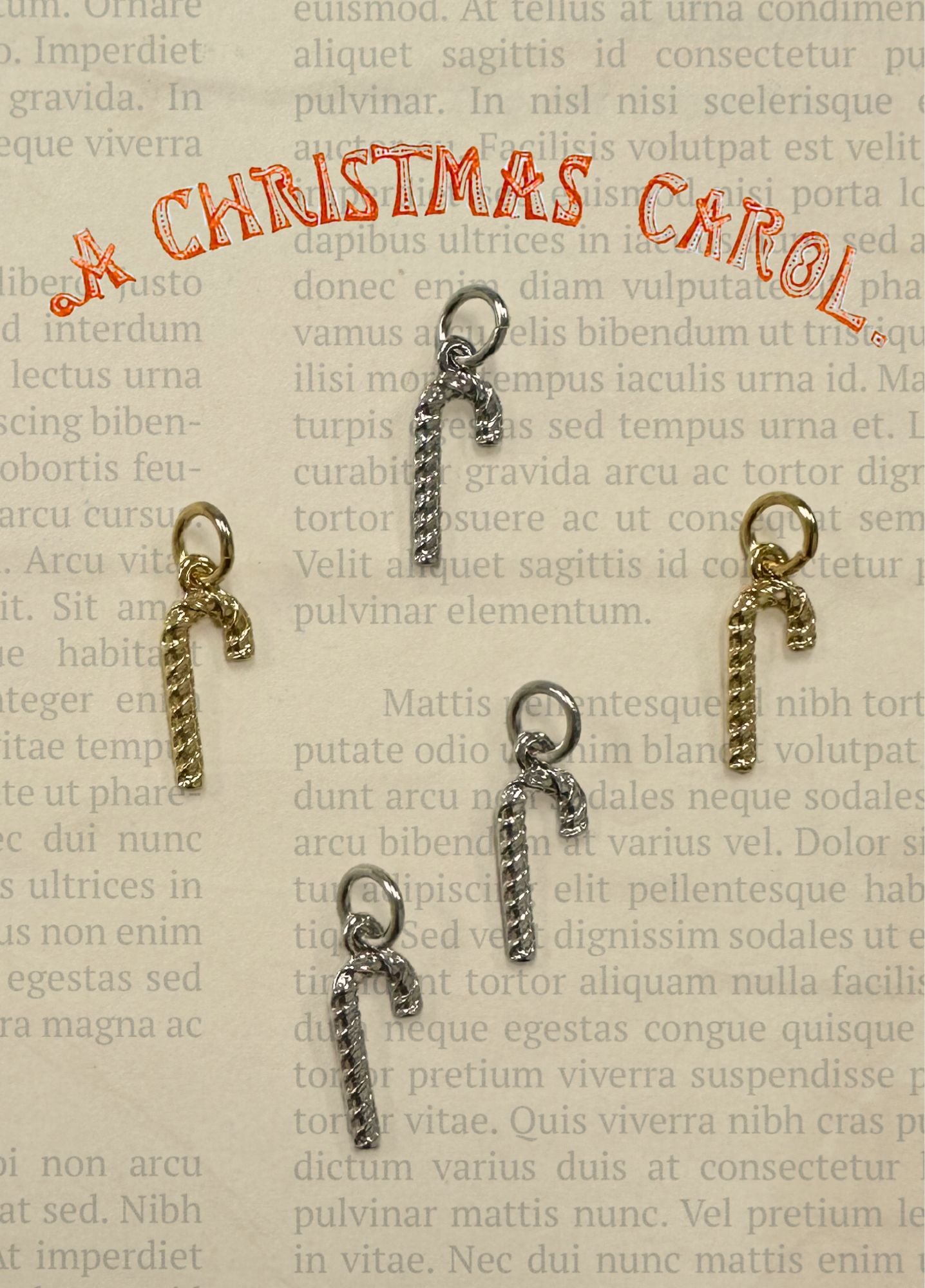 CHARM BASTONCINO DI ZUCCHERO - IL CANTO DI NATALE 2.0