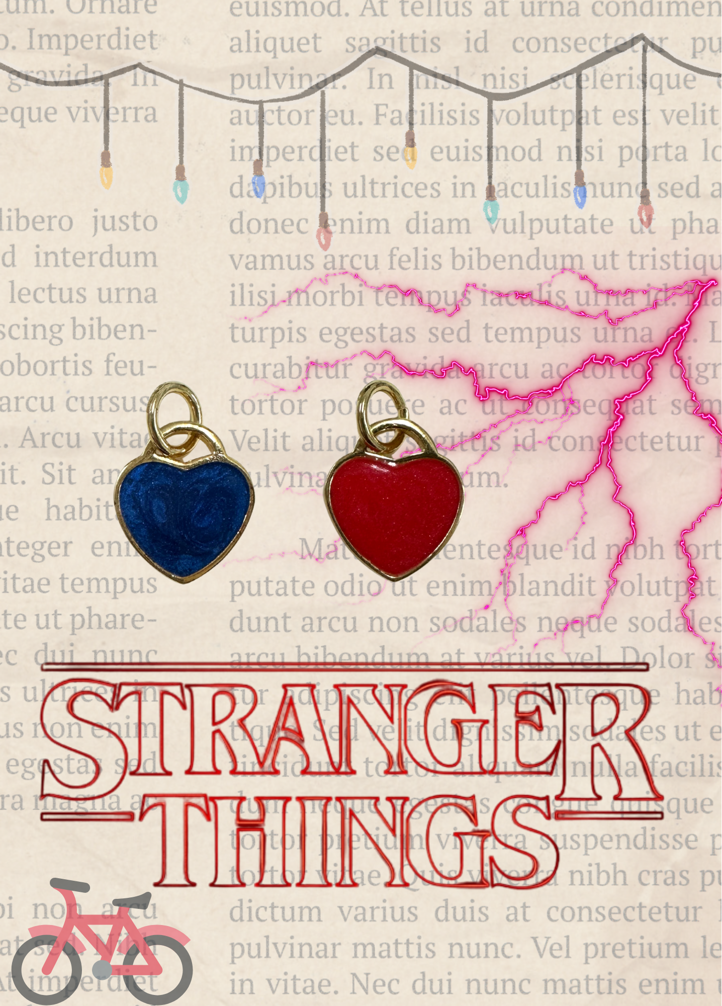 CHARM SOTTOSOPRA - STRANGER THINGS