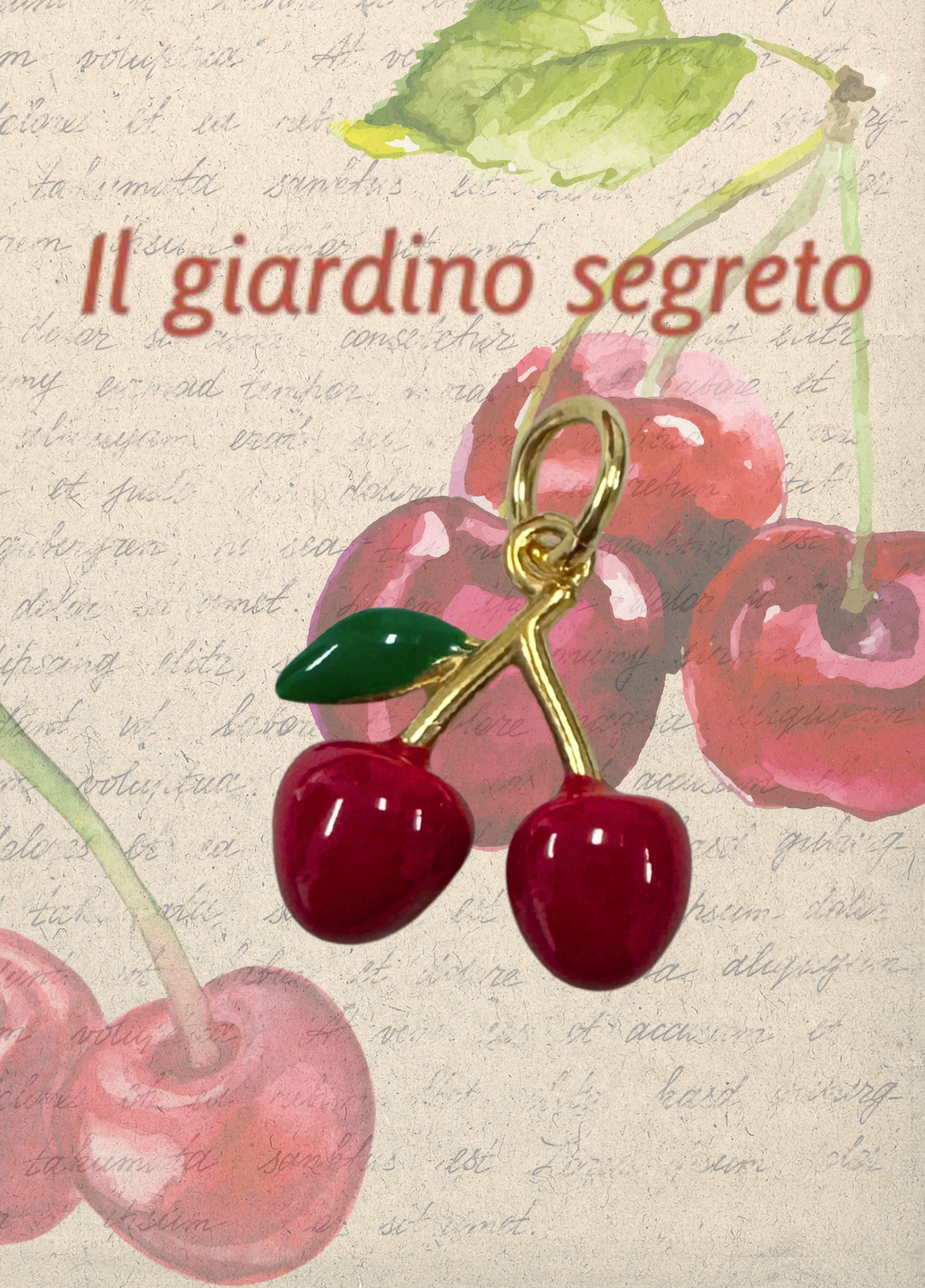 CHARM CILIEGIA - IL GIARDINO SEGRETO