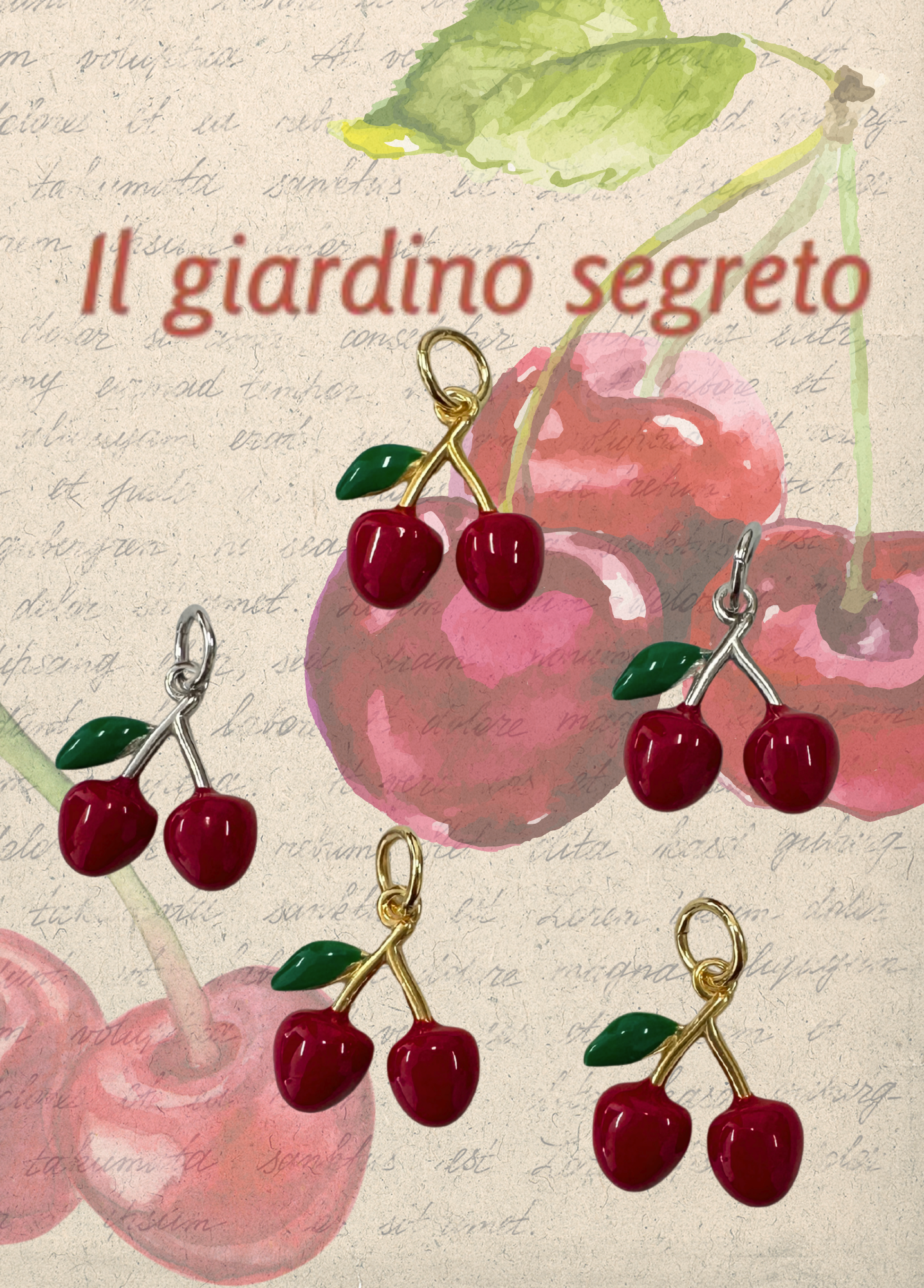 CHARM CILIEGIA - IL GIARDINO SEGRETO