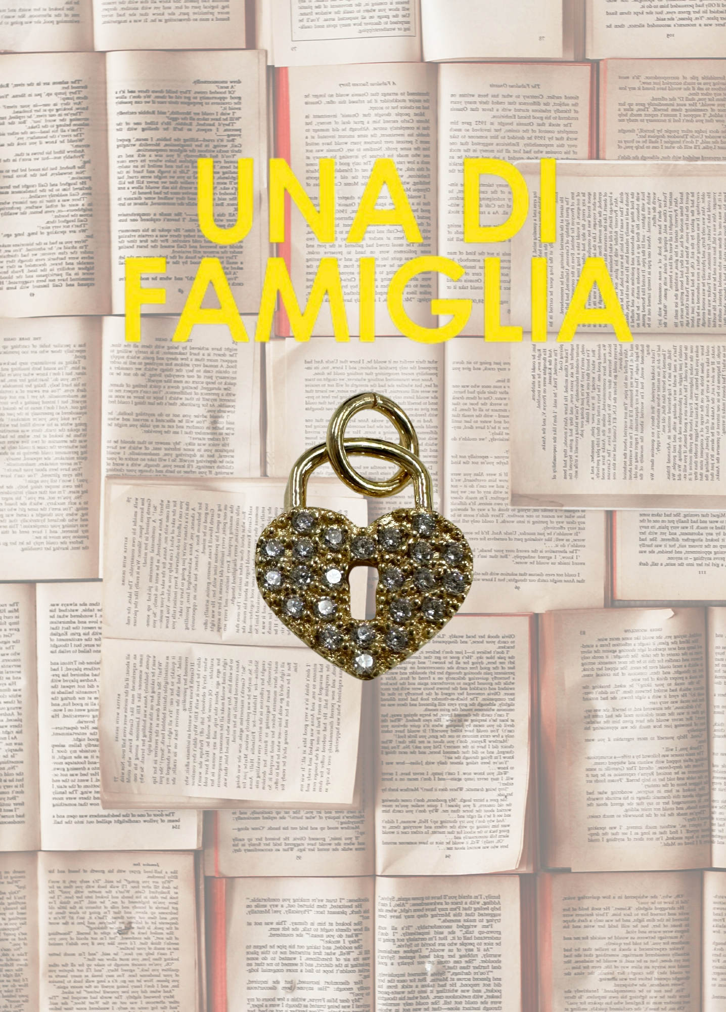 CHARM LUCCHETTO - UNA DI FAMIGLIA